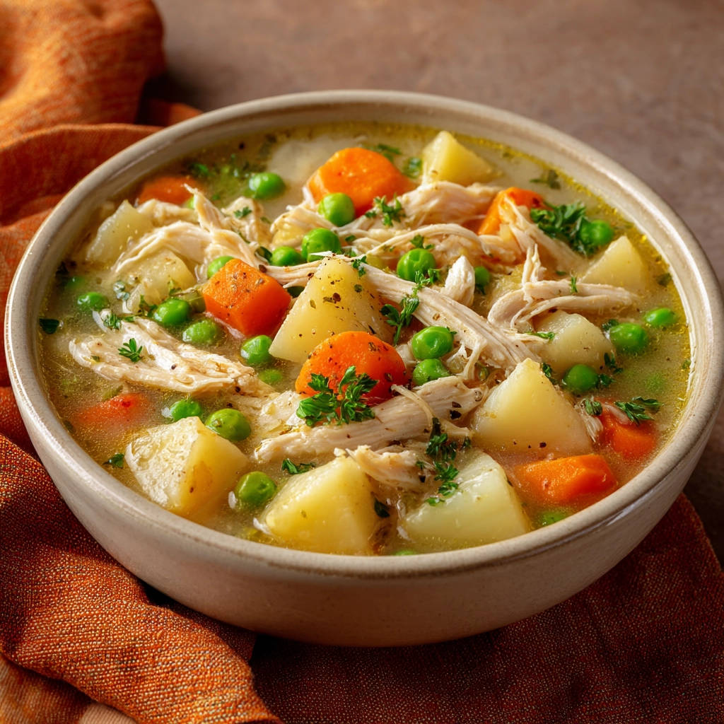 The Secret to Hearty Chicken Soup? Red Potatoes! Delicious & Filling
